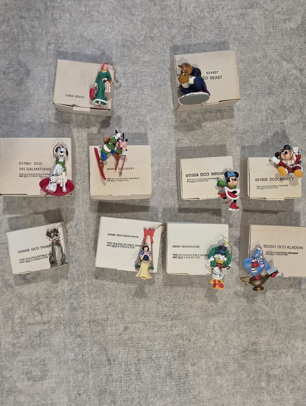 Grolier Vintage Disney Resin Holiday Character Collection - Multi-Color